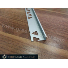 Aluminum Profiles L Shape Tile Edge Trim with Height 8.5mm and Matt Silver Color